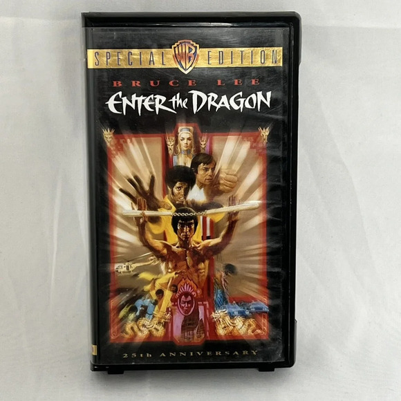 Enter‎ the Dragon Special Edition 25th Anniversary Clamshell VHS 1998 Bruce Lee - Picture 1 of 6